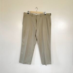 CLEARANCE! Men’s Tan Haggar Dress Slacks Size 40x30 EUC HEMMED